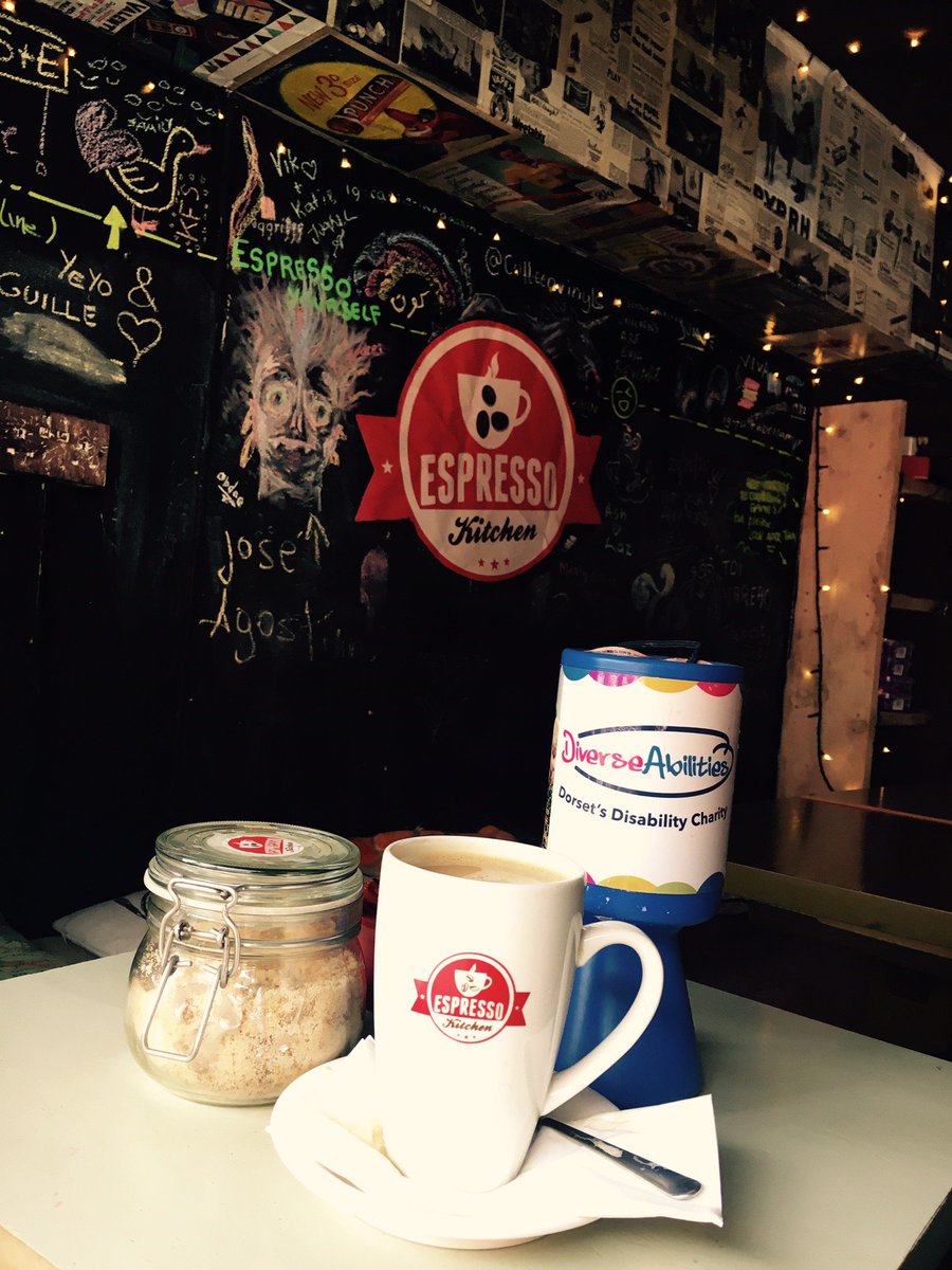JennyPearcePR's tweet photo. Big thank you to customers @ExpressoKitchen for donating your change in aid of @diverseability #Kilimanjaro #fundraising #localsupport https://t.co/uaEzJfY7xG