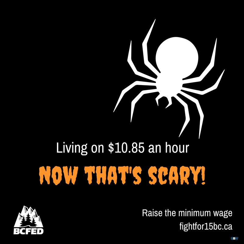 Fightfor15BC's tweet photo. Raise the minimum wage! Sign the petition at fightfor15bc.ca #fightfor15bc #bcpoli #minwage https://t.co/LQnvQNFNop