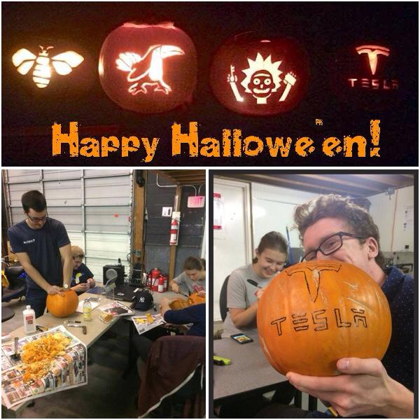 Happy Hallowe'en from UVic Formula Hybrid! #uvic #uvicpix #formulahybrid17
