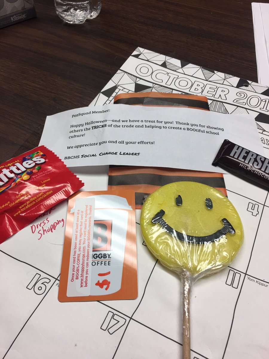 BBMrsBess's tweet photo. @BBSocialChange thanks for the wonderful treat!  @BBCHS_Positive https://t.co/JFgPMlsu0z