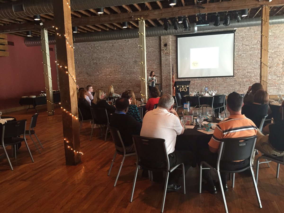 mdawsonco's tweet photo. Attending #explore16 community partner lunch to say "thanks" & show impact of providing engaging student summer experiences.@officialSPS https://t.co/tnssDPfsLW