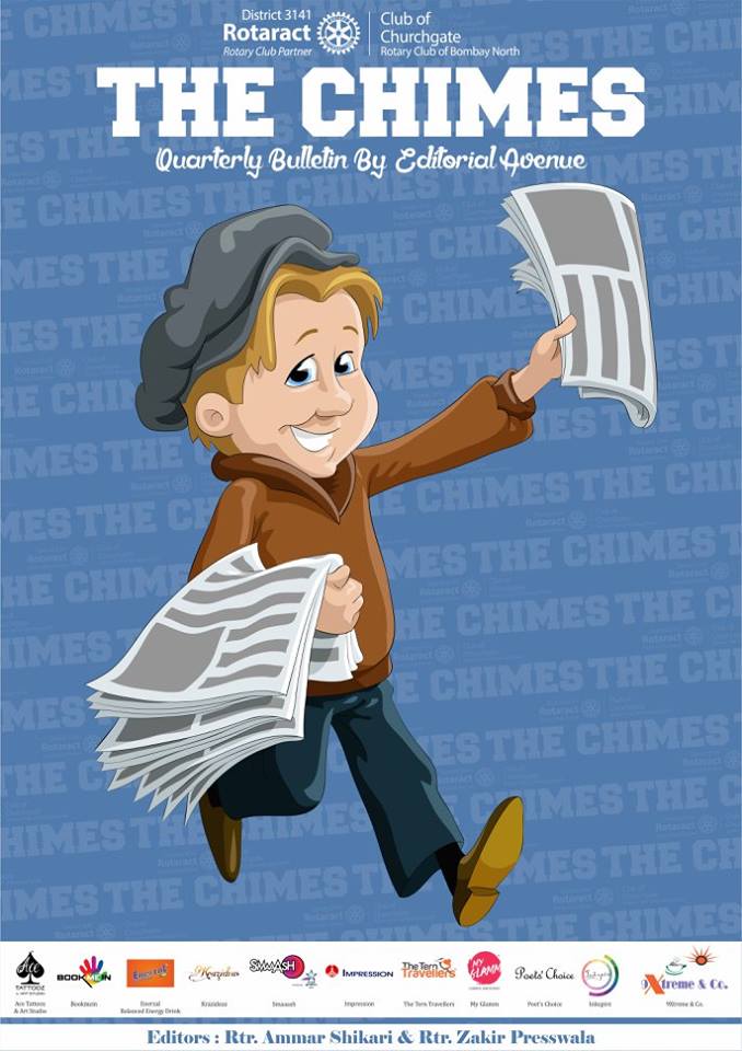 RCChurchgate01's tweet photo. Editorial 
" THE CHIMES "
 A Quarterly Bulletin By Editorial Avenue
 PDF : https://t.co/6lfE76nhtH
 JPG : https://t.co/7aNULbkayl https://t.co/huQgvr9ibD