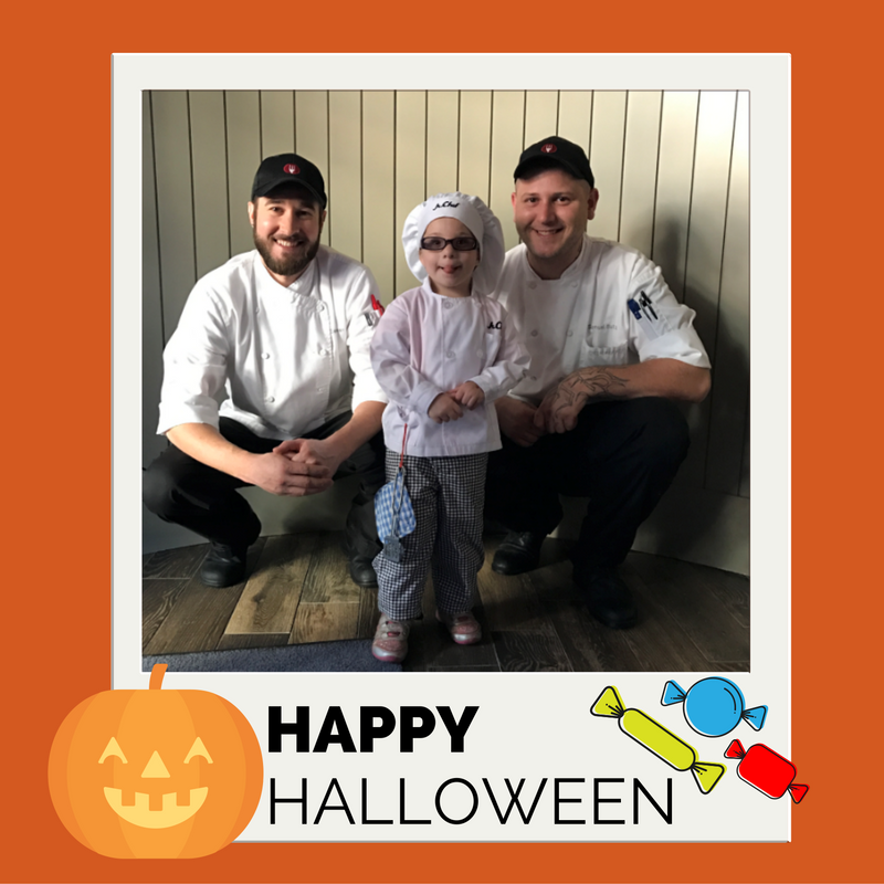 Tavern64's tweet photo. Happy Halloween from Tavern 64! Check out our newest addition to the culinary team. #trickortreat #halloween #HappyHalloween  #littlechef https://t.co/cAdjvz1AWD