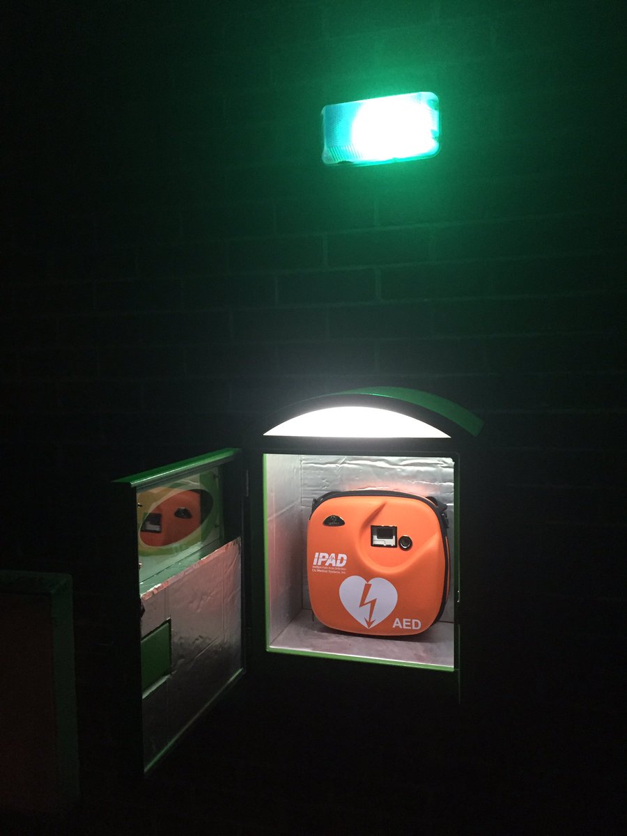 #spooktacular announcement, no tricks just treats from us - Felton in Northumberland has a new #defibrillator #aed tonight #northeasthour