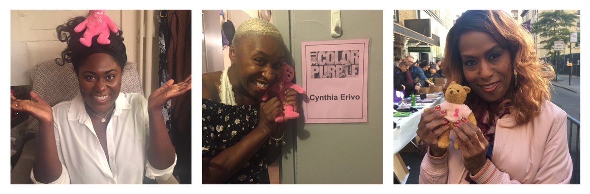 lisawalkscom's tweet image. #TheColorPurple Fans: Visit bit.ly/ptb2016 &amp;amp; fight #breastcancer w/ teddy bears signed by @CynthiaEriVo @thedanieb @LadyJHOLLIDAY