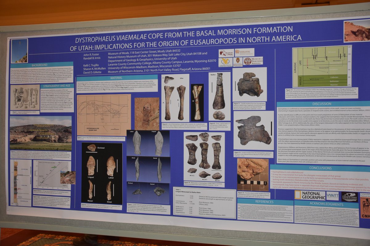 BLMUtah's tweet photo. We were excited to see #blmpaleo research at the #SVP2016 conference! Thanks for sharing #paleontology permittees! #RespectandProtect https://t.co/qAFx9eDR86