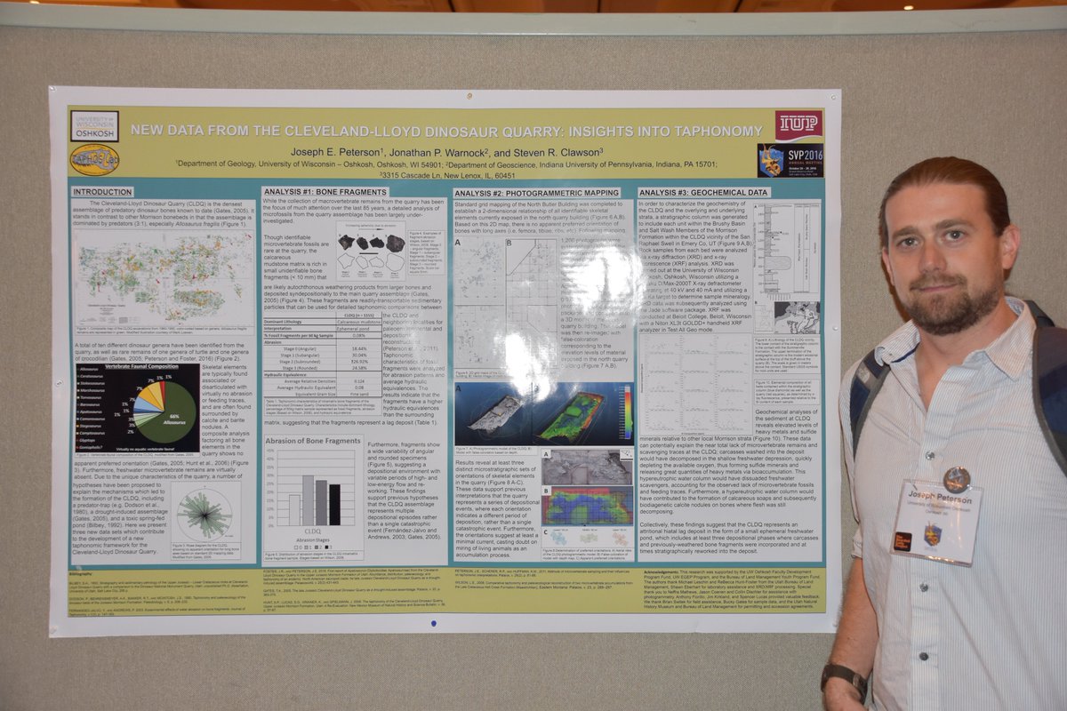 BLMUtah's tweet photo. We were excited to see #blmpaleo research at the #SVP2016 conference! Thanks for sharing #paleontology permittees! #RespectandProtect https://t.co/qAFx9eDR86