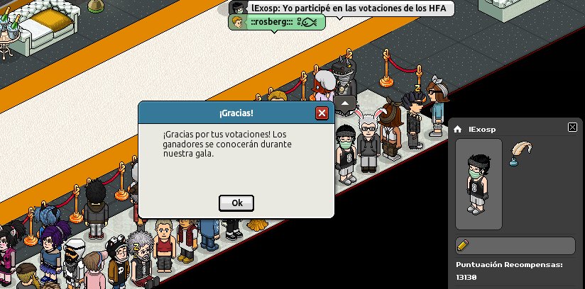 exosp's tweet photo. @habtium #10AñosHFA ¡Yo participé en las votaciones de los HFA! https://t.co/Uu0gFJlRYS