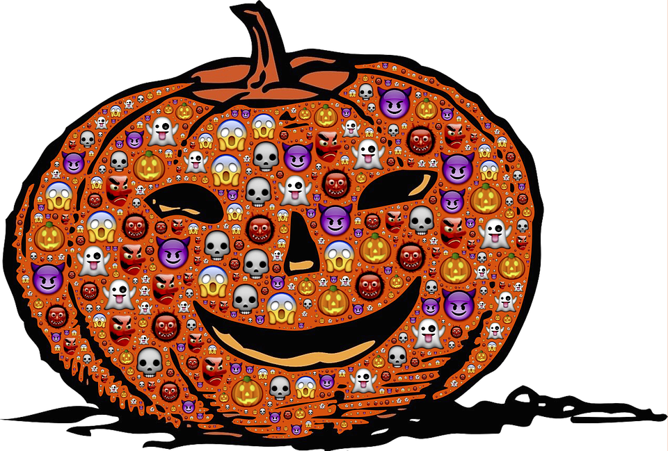 studio54_robes's tweet photo. How many emojis do you think there are in this Pumpkin?🎃👻👽👺  Have a guess and comment below... Or else! Muhahaha!
#HappyHalloween https://t.co/IlWQN9MeCL