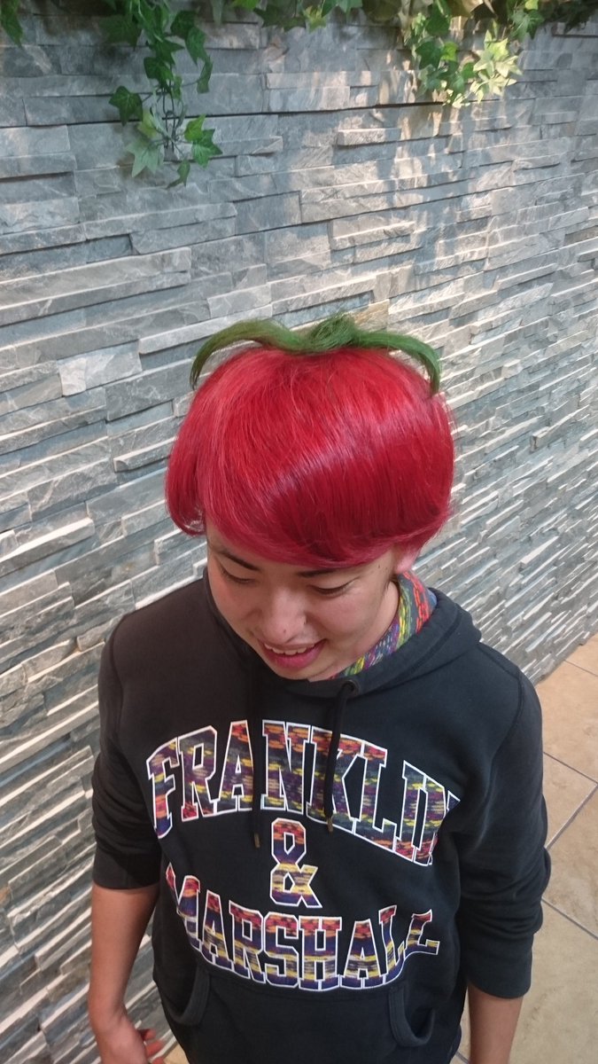 中込 健太 Sur Twitter 文化祭も終わったしもう髪の毛も戻すだろうからtwitterにでも書いておくけど 髪型トマト 完全にブリーチして染めました 地毛でやりました 髪の毛いたんだけどやってよかったなって思います もう少し色落ちするまでトマトでいよう思う