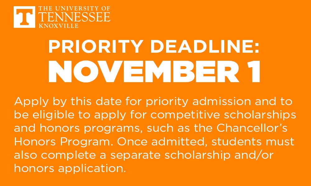 Ut Admissions On Twitter Priority Deadline Is Tomorrow Apply