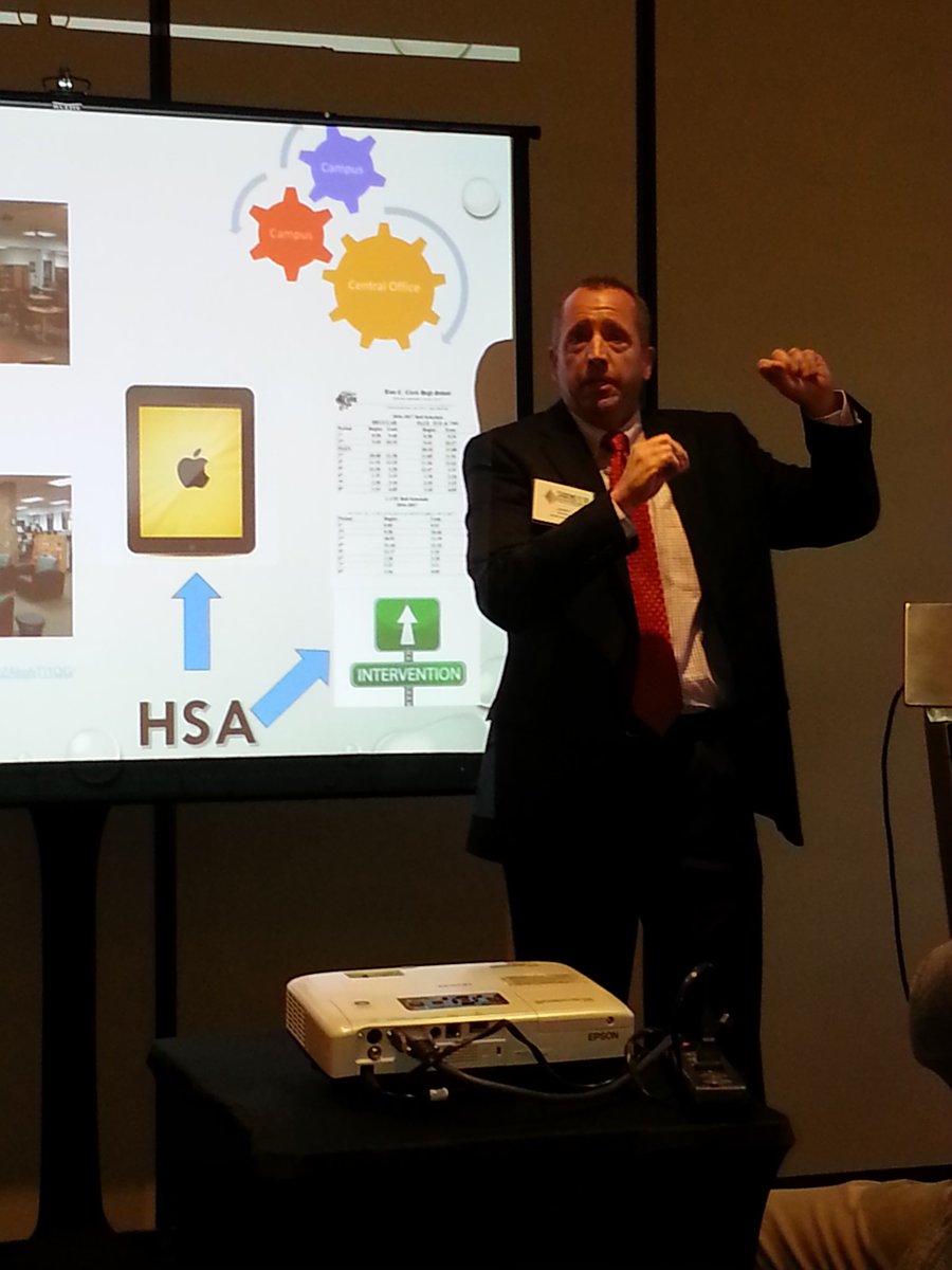 Jerry Woods telling the story of transformation on his campus. So proud of our principals. #NISDStrong