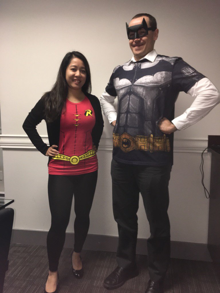We love having batman &amp; Robin <a href="/JRinsurance/">John Ross Insurance</a> !  #beststaffever