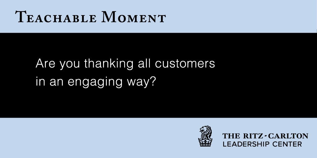 RitzCarltonLC's tweet photo. NEW - Whether customers spend $2 or $2 million, it’s important to thank them for their business | https://t.co/r9gIGTBimh via @RitzCarltonLC https://t.co/YRhZ7Utamp