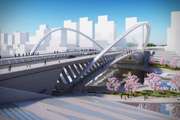 美しい世界建築 サンティアゴ カラトラバ 橋のデザイン