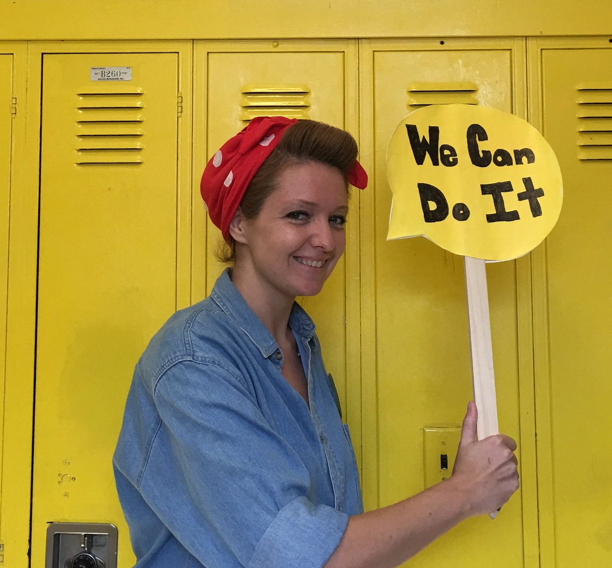 jillig80's tweet image. #Weecandoit #rosietheriveter #historyrocks