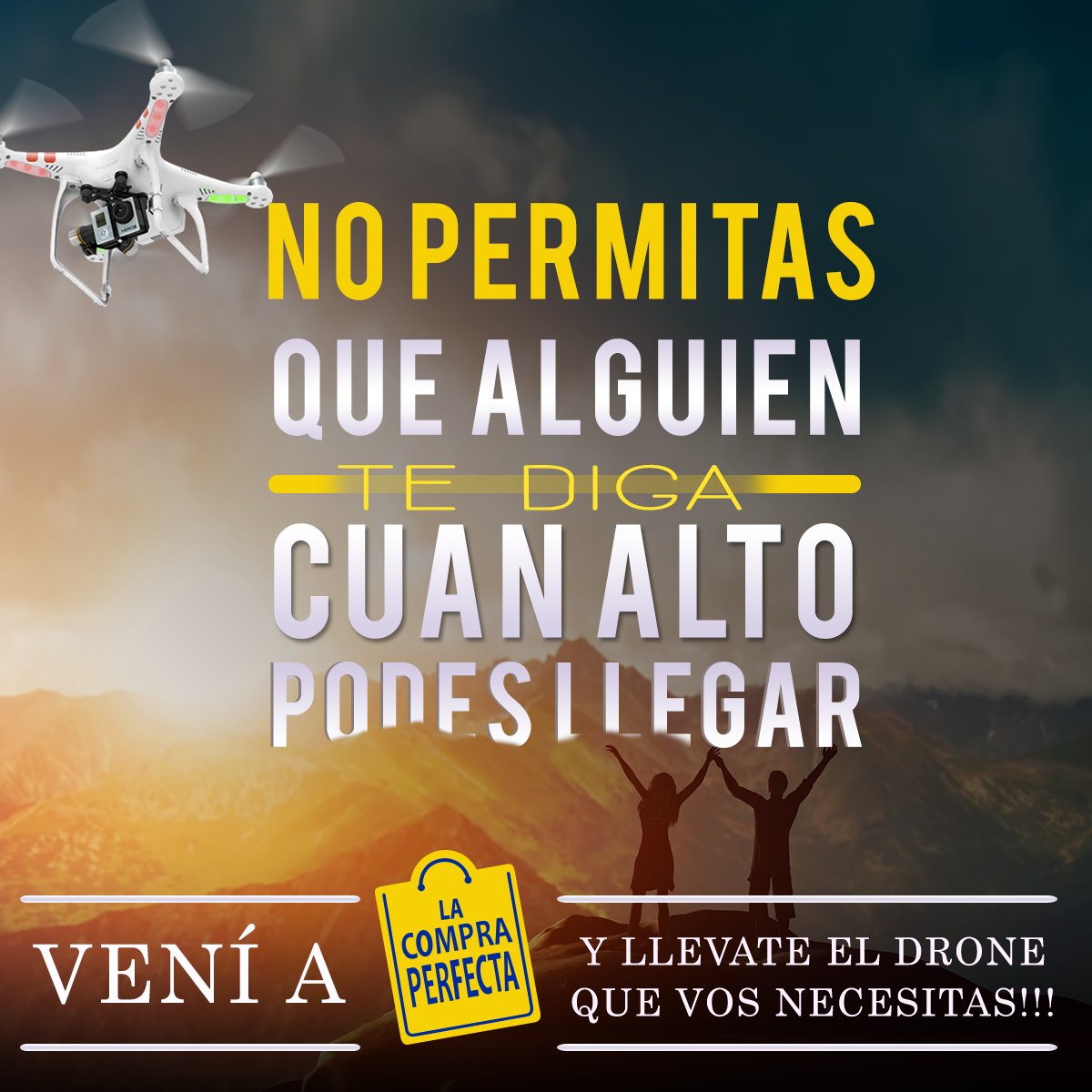 LaCompraUY's tweet photo. Y vos... ¿Hasta dónde vas a llegar? ✨ #drone #drones 
https://t.co/vuBmk58Q1L https://t.co/XYizPYdf3o