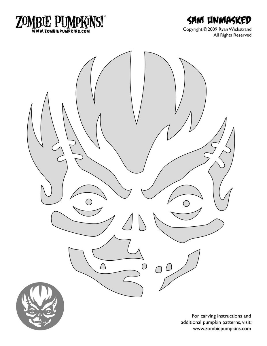 Trick Or Treat Pumpkin Stencil trick-or-treat-pumpkin-stencil-printable-pumpkin-stencil-etsy