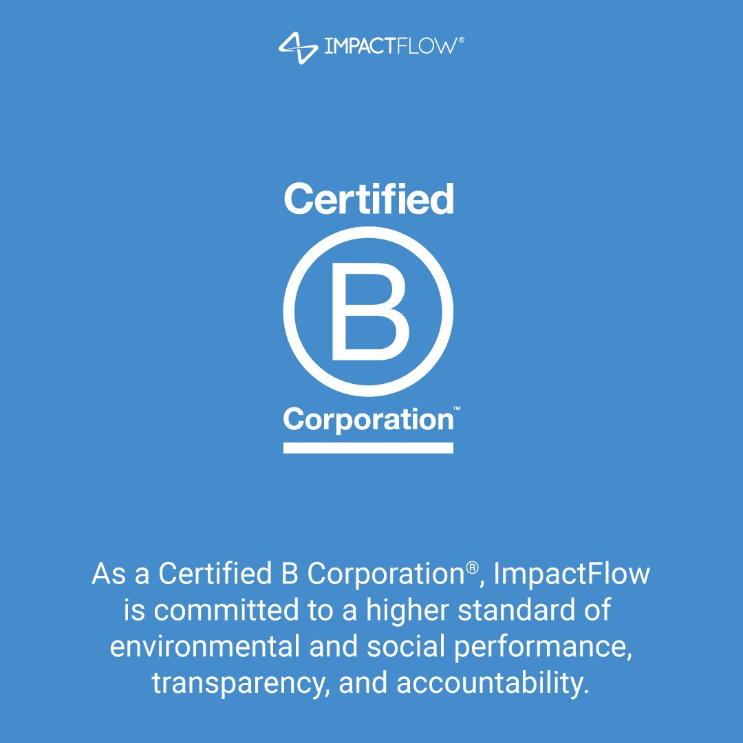 impactflow's tweet photo. We are #BCorp Certified! Read more about what it means for us https://t.co/ZPhHSqJaeD  #Startup #EventTech #EventProf https://t.co/cp9q5eYtFy