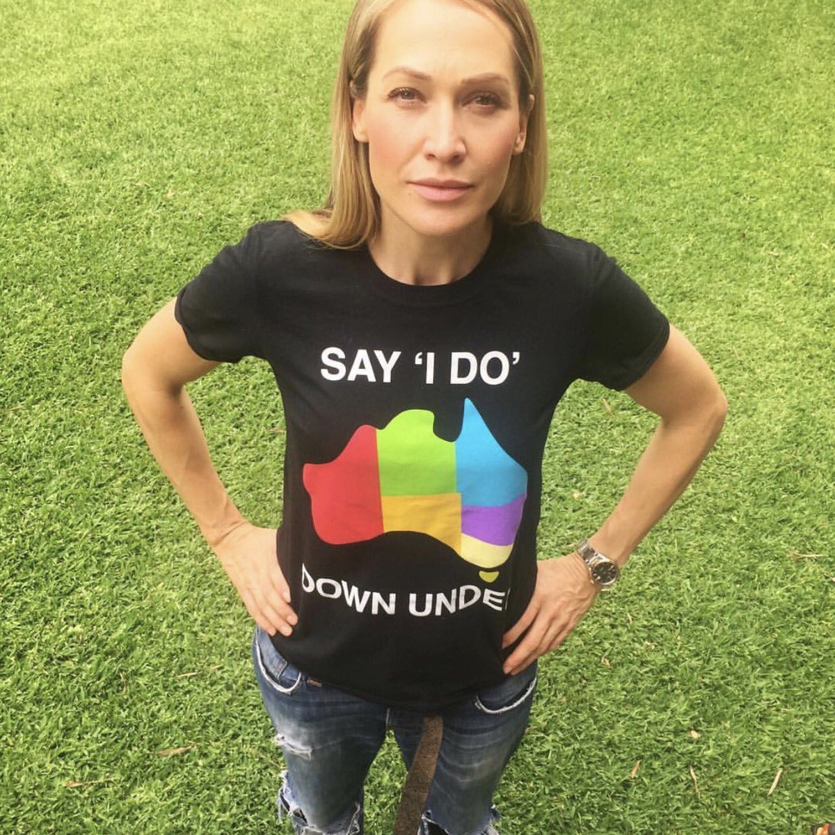 Sayidodownunder's tweet photo. @ErikaHeynatz joins the #sayidodownunder family - show your support with your stories and pictures. THANK YOU ERIKA #loveislove 🇦🇺🏳️‍🌈🇦🇺 https://t.co/o8U9Uk3baT