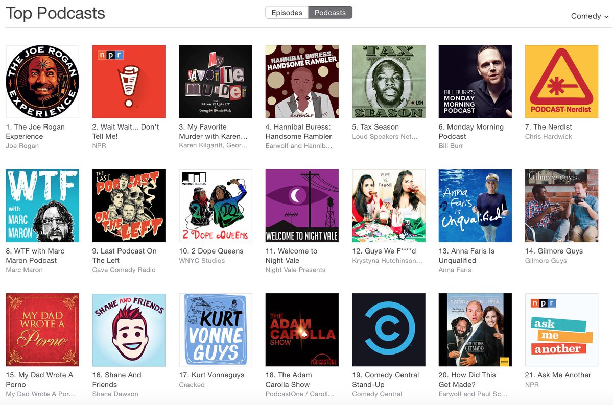 Itunes Comedy Charts