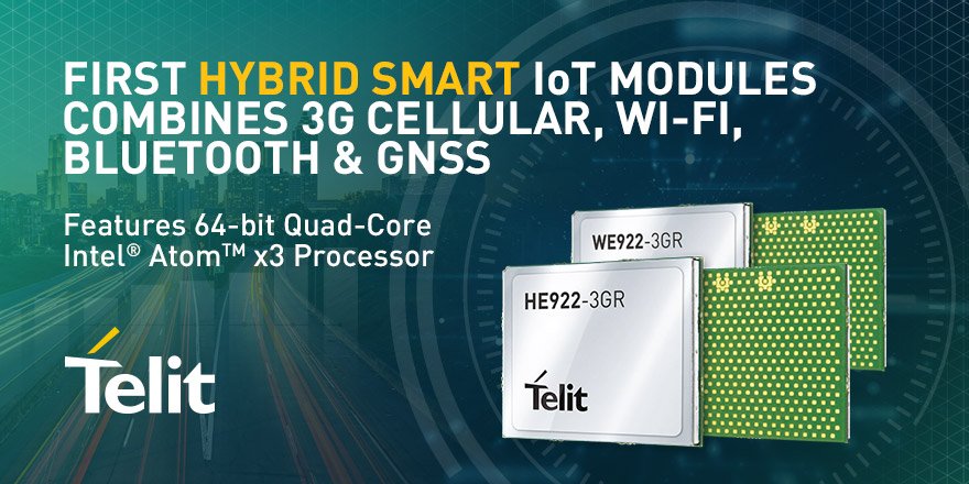 Introducing World’s First Hybrid #IoT #Modules Combining 3G Cellular, Wi-Fi, Bluetooth &amp; GNSS w/<a href="/intel/">Intel</a> hubs.ly/H0510bt0