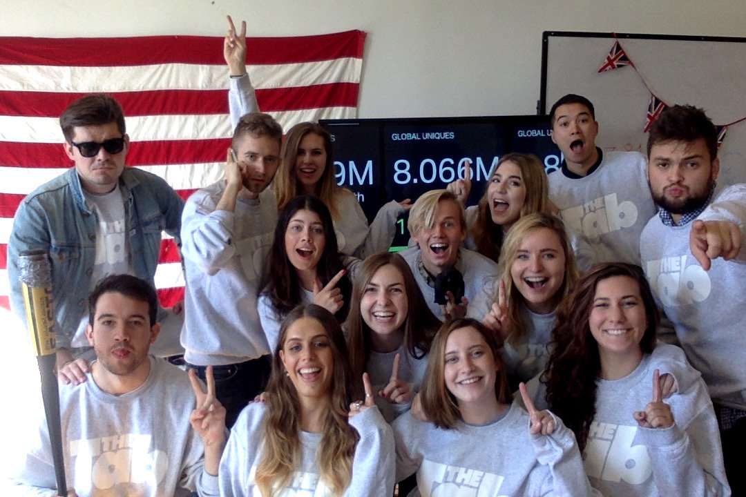 In October, <a href="/TheTab/">The Tab</a> had 8m unique visitors globally. 3m on the US site. Very proud of our students - and our staff in NY/LDN.