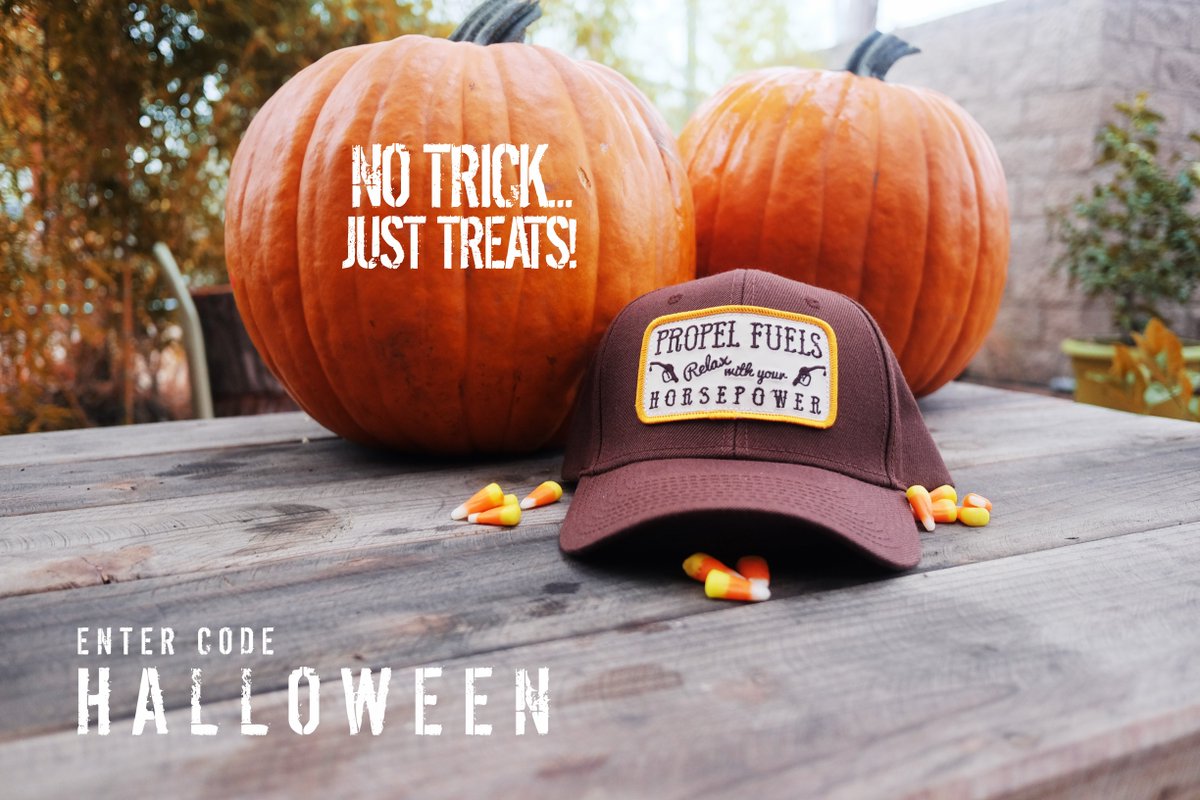 PropelFuels's tweet photo. Get your Halloween treats from the #PropelProShop. Enter code HALLOWEEN to get 30% off your total order. https://t.co/aZGc1TxPAT https://t.co/jR83K1lNxS