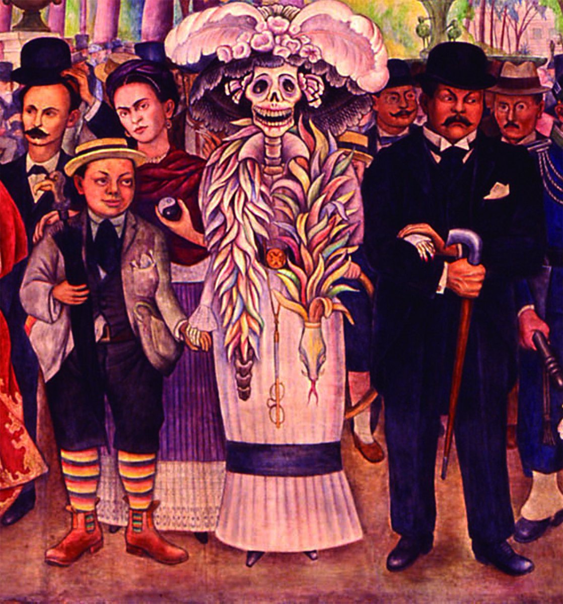cultura_mx's tweet photo. #DíaDeMuertos 💀 ¿Sabes en dónde puedes ver a esta Catrina? Diego Rivera la pintó en 1947, la puedes encontrar en @MuseoMural https://t.co/0XRrmQg2cw