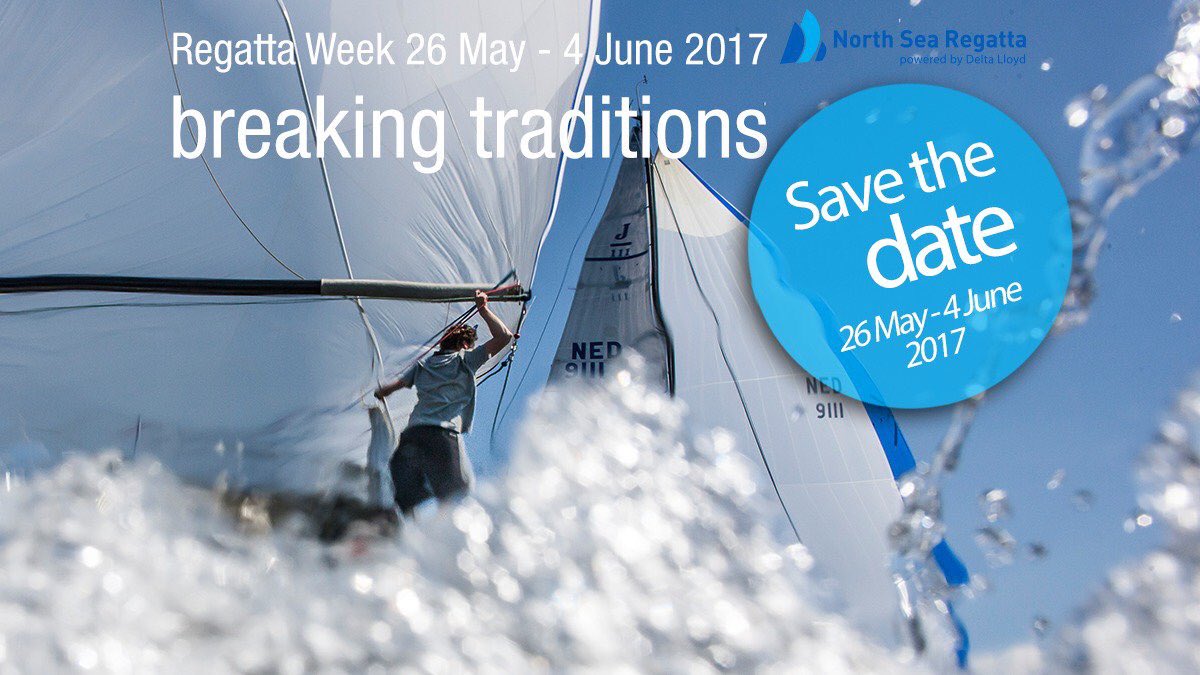 Save the date: North Sea Regatta Week 2017, from 26 May - 4 June! #NSR17 facebook.com/events/1090940…