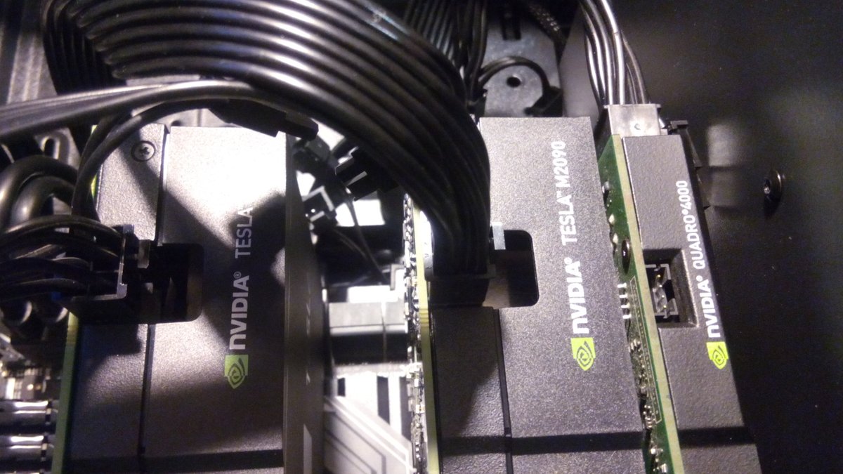 Boleano's tweet image. #Tesla + #Quadro = TFLOPS of fun #HeterogeneousComputing Amdahl’s law
@nvidiadeveloper @nvidia @NVIDIA_ES @GPUComputing #HackYourLife