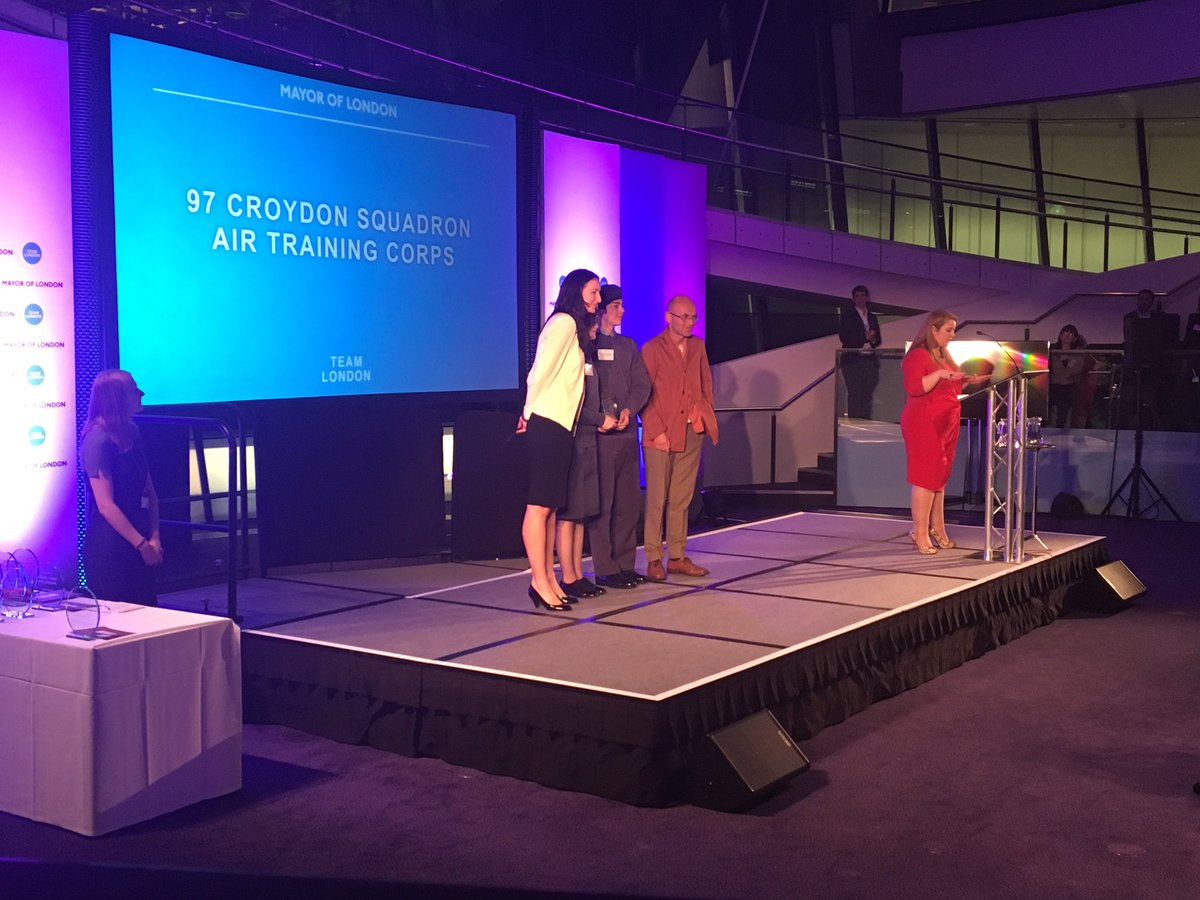 WINNERS! "Our Environment Awards" category at the Team London awards! What an achievement! <a href="/OCSurreyWing/">OC Surrey Wing ATC</a> <a href="/ComdtAC/">Commandant RAF Air Cadets</a> #whatwedo #team97