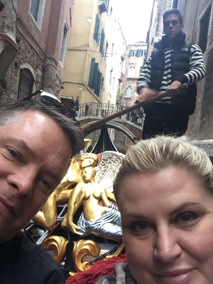 coachholly68's tweet photo. Taking a ride on the Grand Canal with @holick72 #veniceproblems https://t.co/5nABZFWwUW