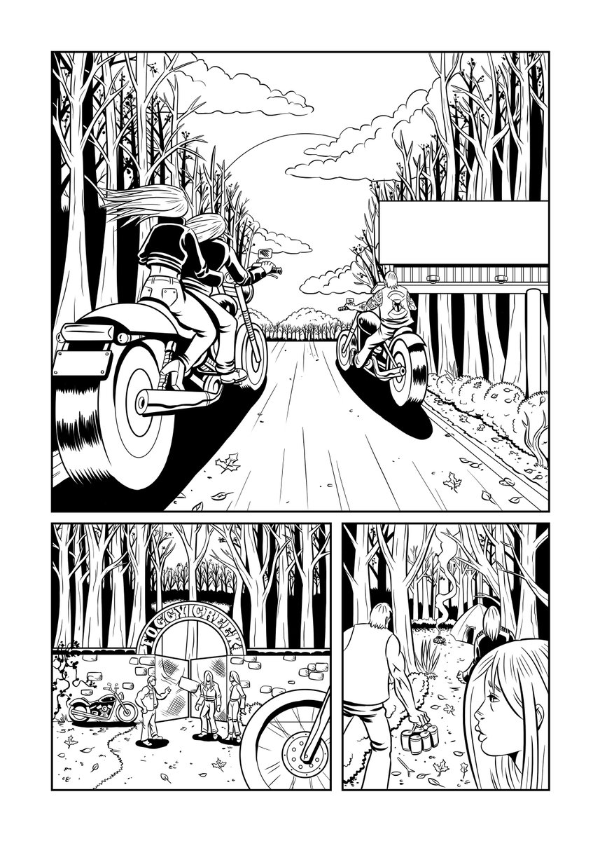 WPComics's tweet image. WP Comics Halloween announcement. We are going to be adapting 100 Acres of Hell into a comic. Here is a sneaky peek #comics #makingcomics