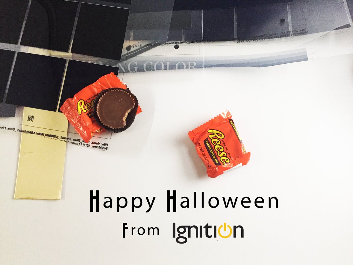 ignitionnyc's tweet photo. Wishing everyone a safe and happy Halloween! #printproduction #3ddisplay #interactive #thisiswhatwedo #welovereeses #halloween2016 https://t.co/ZR2qp31vr3