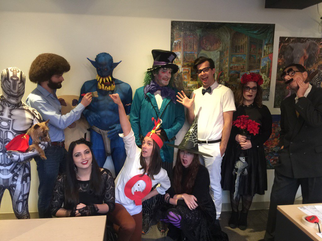 SteveMossop's tweet photo. #HappyHalloween from our @insights_west team! https://t.co/fVHR4399Ww