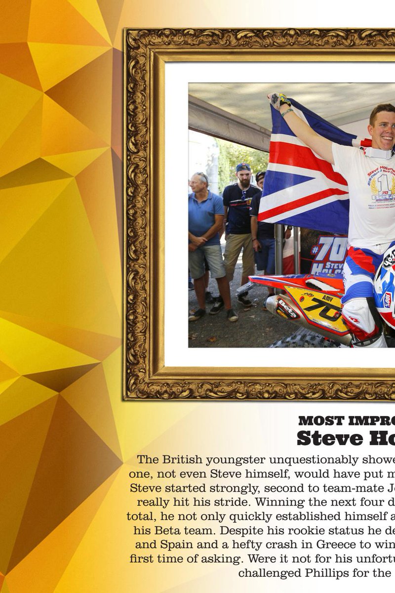 Well done to #LeattFamily member <a href="/Steve_Holcombe_/">Steve Holcombe</a> who won the 'Most Improved Rider' award in Enduro Illustrated! buff.ly/2fmur4i
