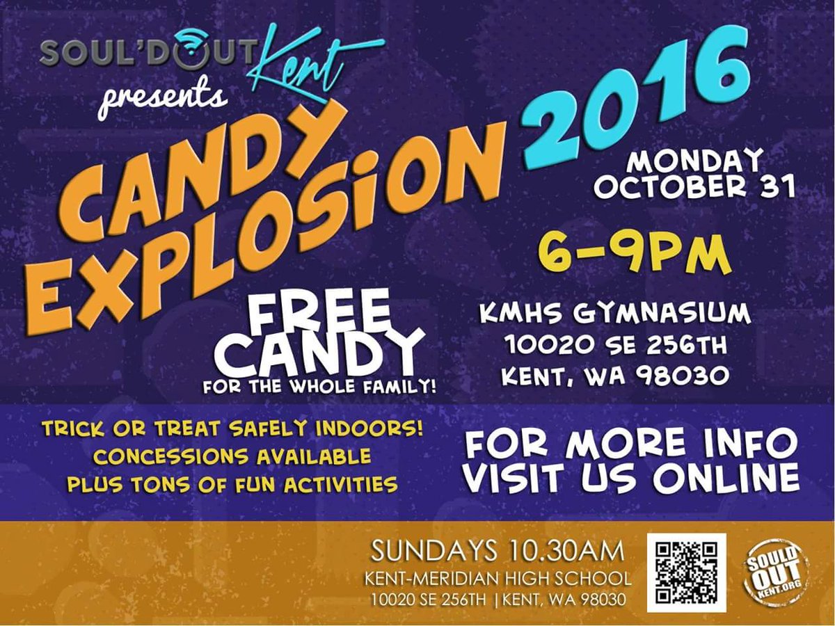 HotSpotChurch's tweet photo. Tonight is our annual #CandyExplosion! So bring your family, friends, &amp; items for your chance to win prizes at #LetsMakeASouldOutDeal! https://t.co/8T31Fy8DbY