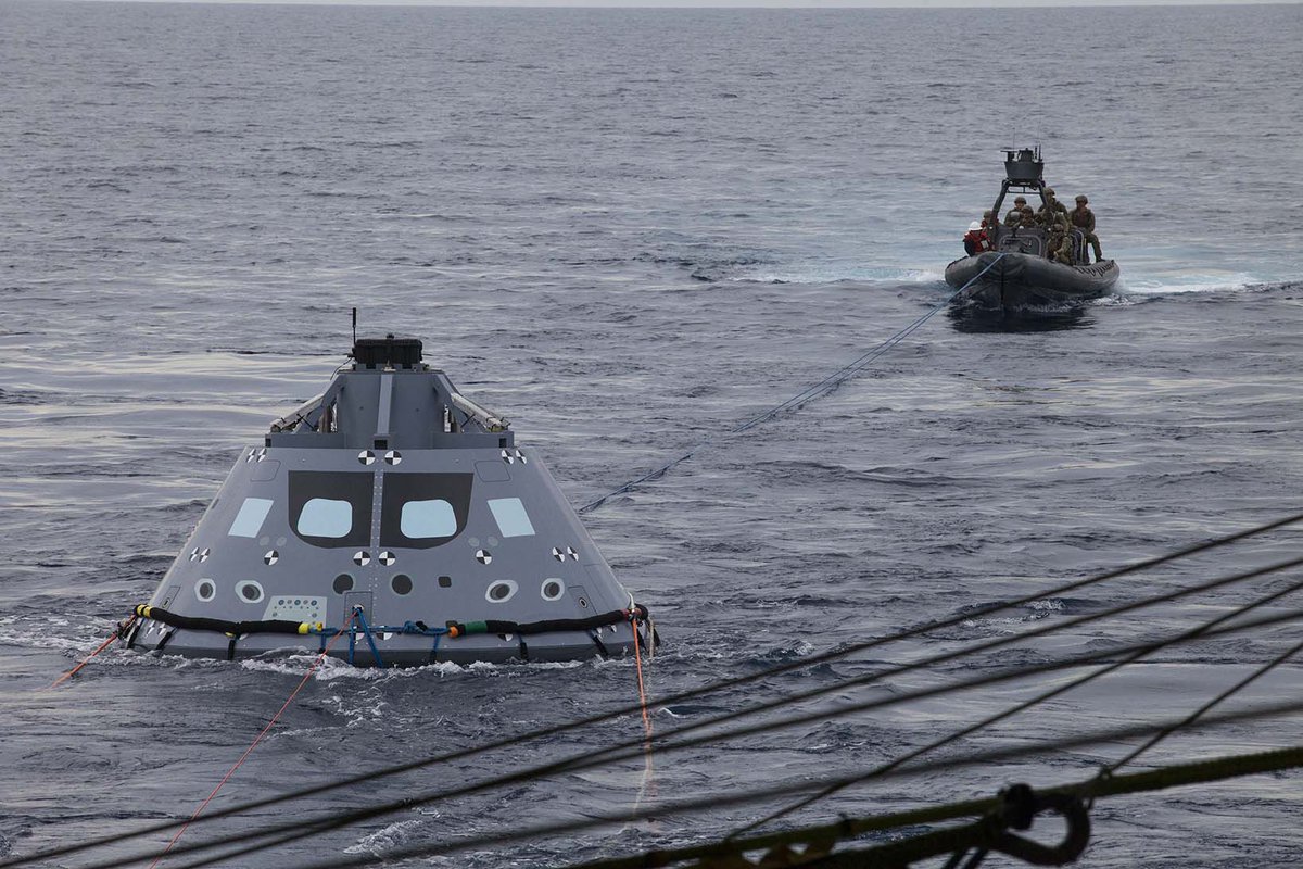 NASAGroundSys's tweet image. Here is the latest from the Orion recovery testing in support of the Journey to Mars.
#JourneytoMars #GSDO