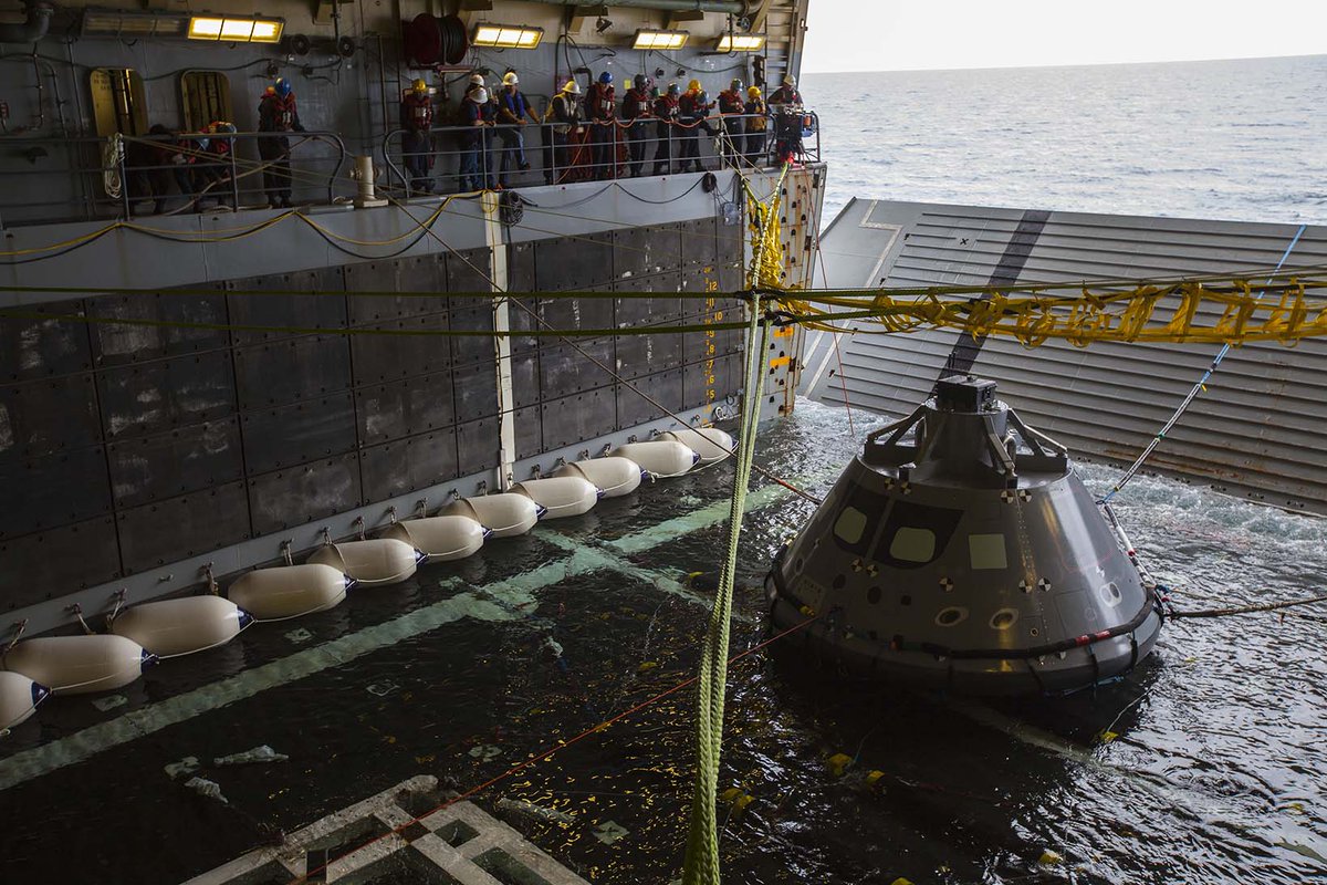 NASAGroundSys's tweet image. Here is the latest from the Orion recovery testing in support of the Journey to Mars.
#JourneytoMars #GSDO
