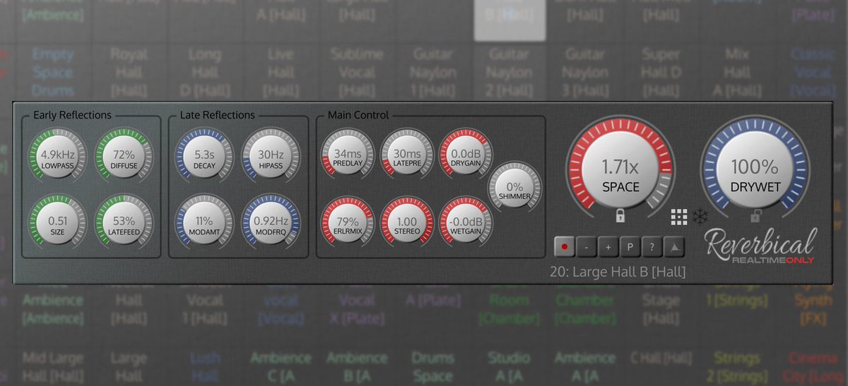 Review: <a href="/realtimeonly/">RealtimeOnly</a> #Reverbical - a truly intelligent reverb plug-in >>> tinyurl.com/zzr4x9f