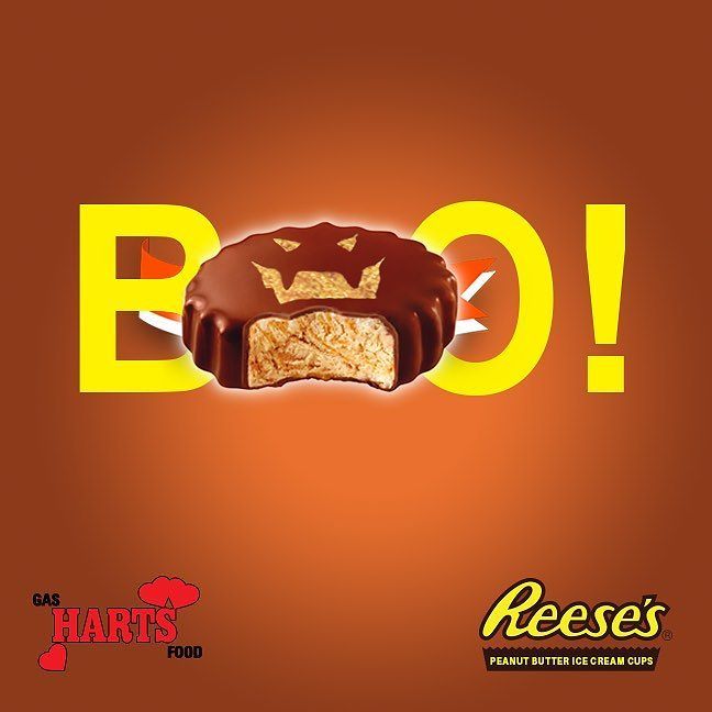 HartsUtah's tweet photo. HAPPY HALLOWEEN! Snag a delicious Reese's Peanut Butter Ice Cream Cup to celebrate. What i… https://t.co/Lze8yijp7I https://t.co/xBGrFYur13