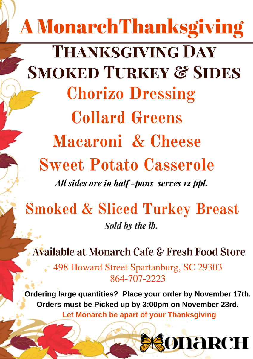 butterfly_sc1's tweet photo. Get your Thanksgiving Day Smoked Turkey &amp; Sides! https://t.co/YDU92AKg3G