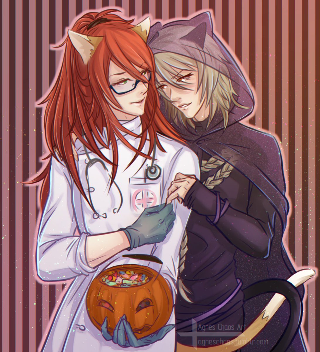 Agnes_Chaos's tweet photo. Happy Halloween! 
#Nitro_chiral #lamento #Shui #digital_art #fan_art #agnes_chaos_art #halloween2016 #halloween https://t.co/emzsZO72fF