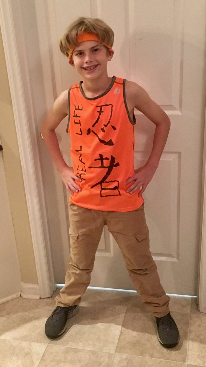 My son, Caleb, is a HUGE @RealLifeNinja_ fan...so he dressed up like him for #Halloween. Thanks for being an inspiration. You rock!!