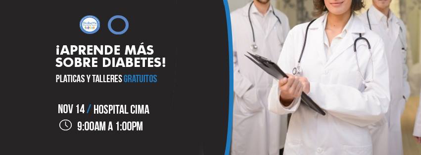 CIMAHMO's tweet photo. Acompáñanos en el Día Mundial de la #Diabetes próximo 14 de Noviembre en @CIMAHMO Pláticas y Talleres organizados por Dulce Vida #DMM2016 https://t.co/zHVMwmx0T5
