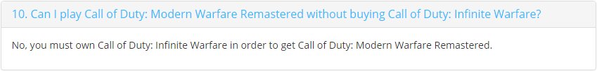 BizDave_'s tweet photo. You're gonna make me pay $80 to get this... Can I pay you $79 and not get Infinite Warfare? @InfinityWard https://t.co/vzqCApDupo