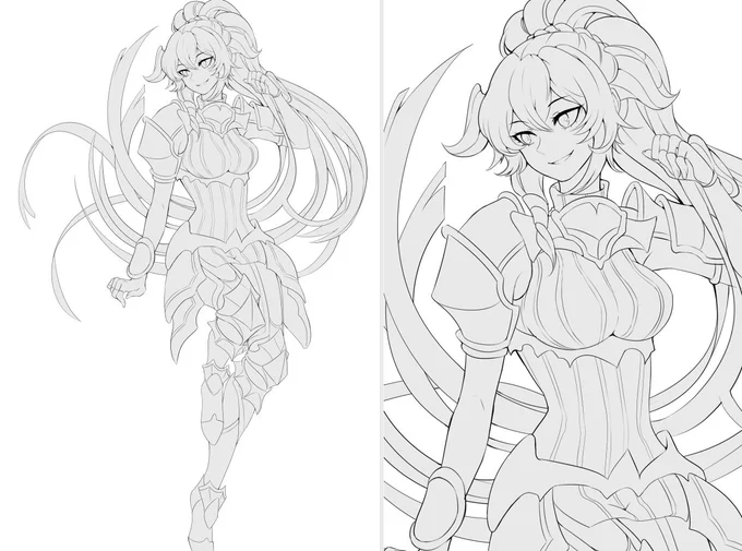 commission WIP //lazily preps for a family reunion without sleep 