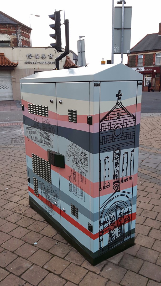 _Art_Shell_'s tweet image. New work gan @lowridavies installed in #grangetown today #artshell commission for @cardiffcouncil #regen project #celf @grangecardiff