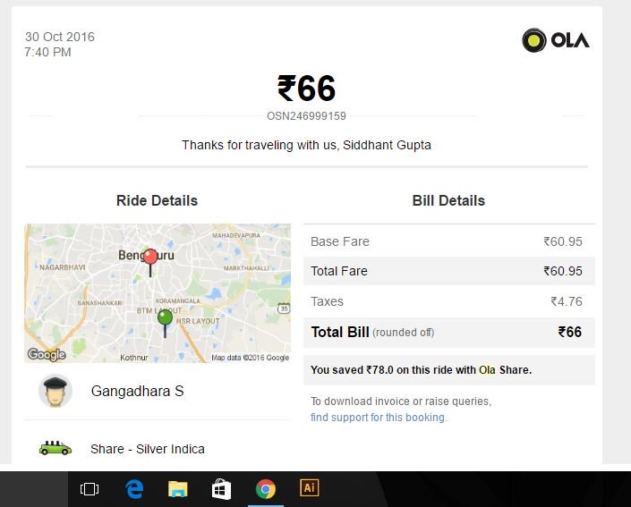 siddhantgupta3's tweet image. I just did my bit to help de-congest my city #DoYourShare #GlobalCitizenIndia @OlaCabs @glblctznIN